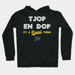 Tjop En Dop Classic South African Braai Family Hoodie